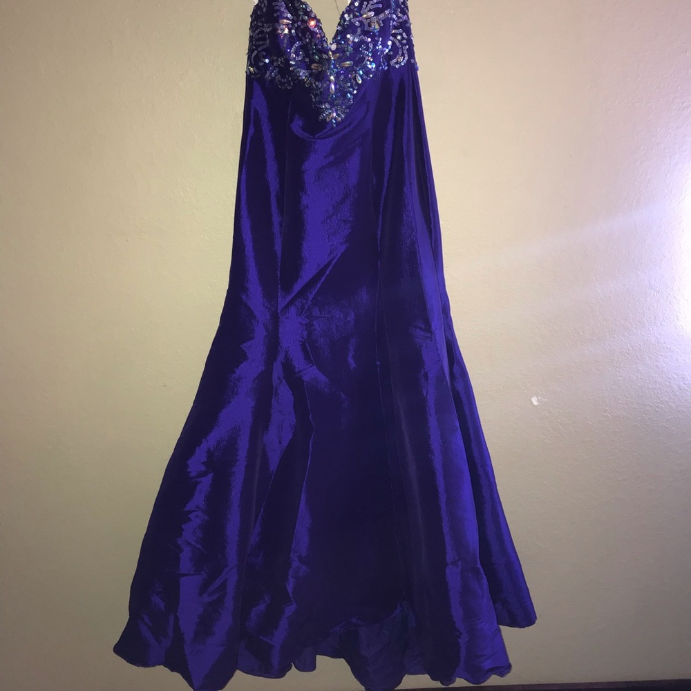 Purple Mermaid Pageant Dress